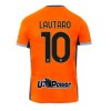 Ensemble Maillot Inter Milan Lautaro 10 Third 2023-24 Enfant